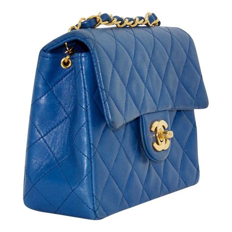 borsa chanel blu vintage|Vintage Chanel Clutches .